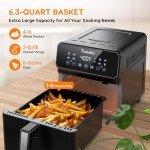 Trundlia 6.3 QT Compact Air Fryer Oven