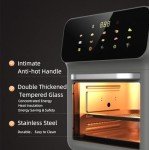 15L Powerful Air Fryer Rotisserie Oven with Thermometer