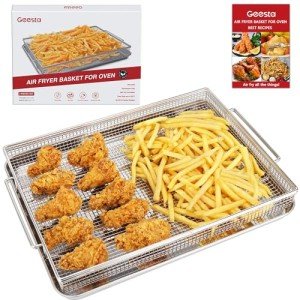 Extra Large Air Fryer Basket & Crisper Tray