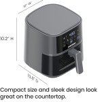 Chefman 4 QT Compact Air Fryer with Presets