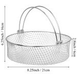 Elsjoy 8-Inch Air Fryer Basket Set of 2
