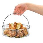 Elsjoy 8-Inch Air Fryer Basket Set of 2