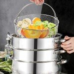 Elsjoy 8-Inch Air Fryer Basket Set of 2