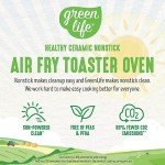 GreenLife Stainless Steel Air Fryer and Toaster Oven