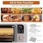 8-IN-1 Stainless Steel Air Fryer Toaster Oven