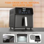 6 Quart Non-Toxic Air Fryer with Metal Interior