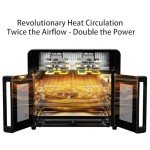 25.4QT Dual Zone Air Fryer Oven with Glass Door