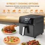 6 Quart Non-Toxic Air Fryer with Metal Interior