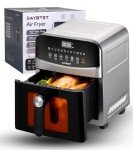 DAYBEST 1700W Stainless Steel Air Fryer - 6L