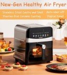 DAYBEST 1700W Stainless Steel Air Fryer - 6L
