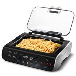 Gourmia Smokeless Indoor Grill & Air Fryer 6QT