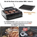 Gourmia Smokeless Indoor Grill & Air Fryer 6QT