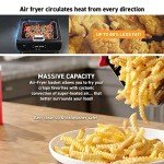Gourmia Smokeless Indoor Grill & Air Fryer 6QT