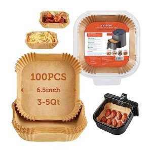 COSORI 100 PCS Non-Stick Air Fryer Liners