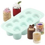 Silicone Round Shot Glass Mold - 8 Cavities