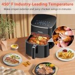 FABULETTA 11-in-1 6QT Air Fryer - Black