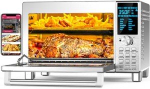 Nuwave Bravo 30QT Air Fryer Toaster Oven Combo