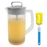 64oz Mixing Pitcher with Lid and Brush