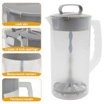 64oz Mixing Pitcher with Lid and Brush