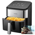 DOMEM 6.2 Qt Air Fryer with 8 Cooking Functions