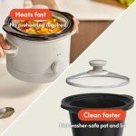 Bella 1.5 Qt Slow Cooker with Ceramic Nonstick Pot