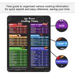 Air Fryer Cooking Times Magnetic Cheat Sheet