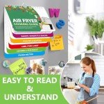 Air Fryer Cookbook with Cheat Sheet & Magnets