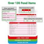 Air Fryer Cookbook with Cheat Sheet & Magnets