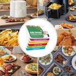 Air Fryer Cookbook with Cheat Sheet & Magnets