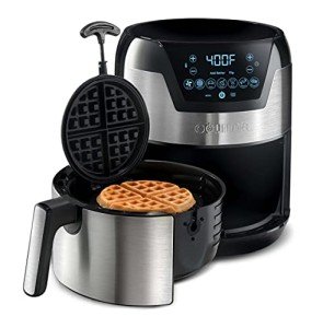 Gourmia 2-in-1 Digital Air Fryer & Waffle Maker