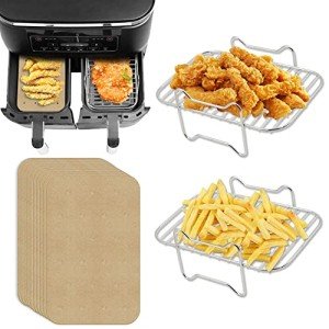 Air Fryer Rack Set with Parchment Paper