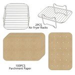 Air Fryer Rack Set with Parchment Paper