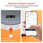 Cosori 4 Qt Smart Air Fryer with Recipes