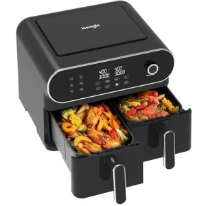 iceagle 11 Quart Dual Air Fryer - 6-in-1 Cooking