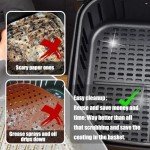 Silicone Liners for Dual Basket Air Fryers - 2 Pcs