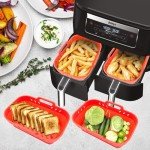 Wellavich Collapsible Silicone Liners for Air Fryers