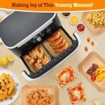 Air Fryer Paper Liners for Ninja Dual Basket