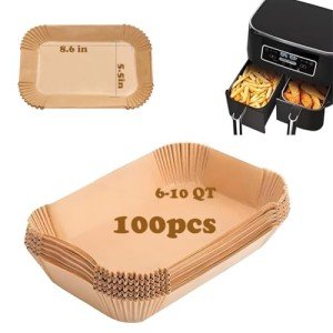 100 Pcs Air Fryer Disposable Parchment Liners