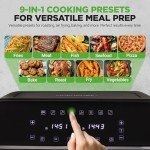 NutriChef 8.8 QT Double Basket Air Fryer