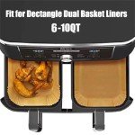 100 Pcs Air Fryer Disposable Parchment Liners