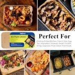 Vailnd Disposable Air Fryer Paper Liners - 200 Sheets