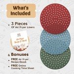 Reusable Silicone Air Fryer Liners - 3 Pack