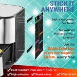 Air Fryer Cheat Sheet Magnet Set for Cooking