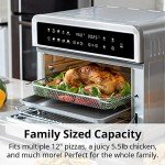 Aria 30Qt Stainless Steel Air Fryer Toaster Oven