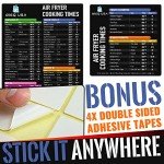 Air Fryer Cheat Sheet Magnet Set for Cooking