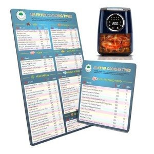 Air Fryer Cheat Sheet Magnet Set for Cooking