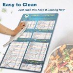 Air Fryer Cheat Sheet Magnet Set for Cooking