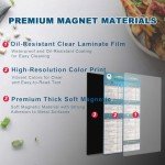 Air Fryer Cheat Sheet Magnet Set for Cooking