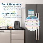Air Fryer Cheat Sheet Magnet Set for Cooking