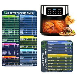 Air Fryer Magnetic Cheat Sheet Set - 2 Pack